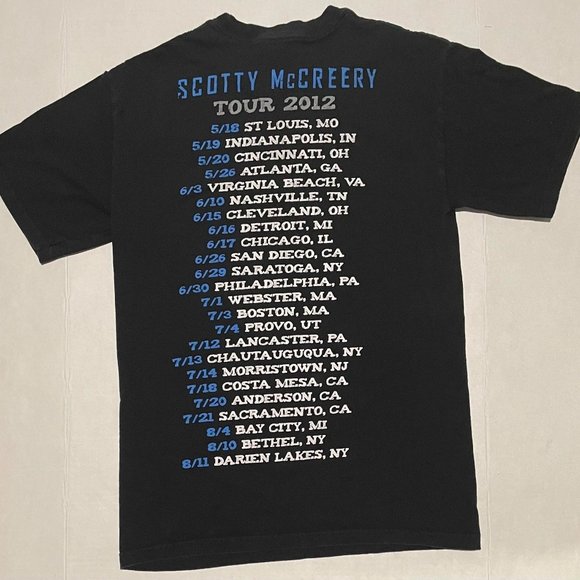 Scotty McCreery Tour 2012 Country Music T-Shirt Small - Picture 4 of 5